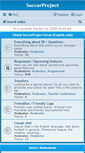 Mobile Screenshot of forum.soccerproject.com